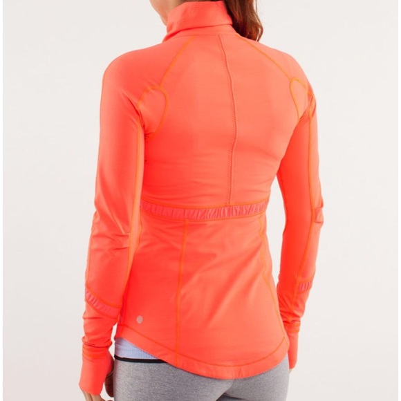 Lululemon Athletica Lululemon Run Reflect Pullover Pink/Orange Half Zip Small - Picture 13 of 14